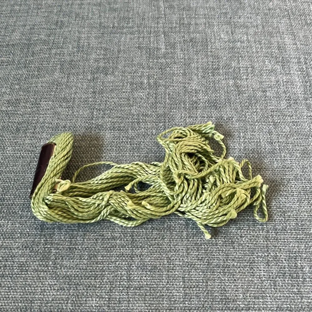 Green Needlepoint Thread Yarn